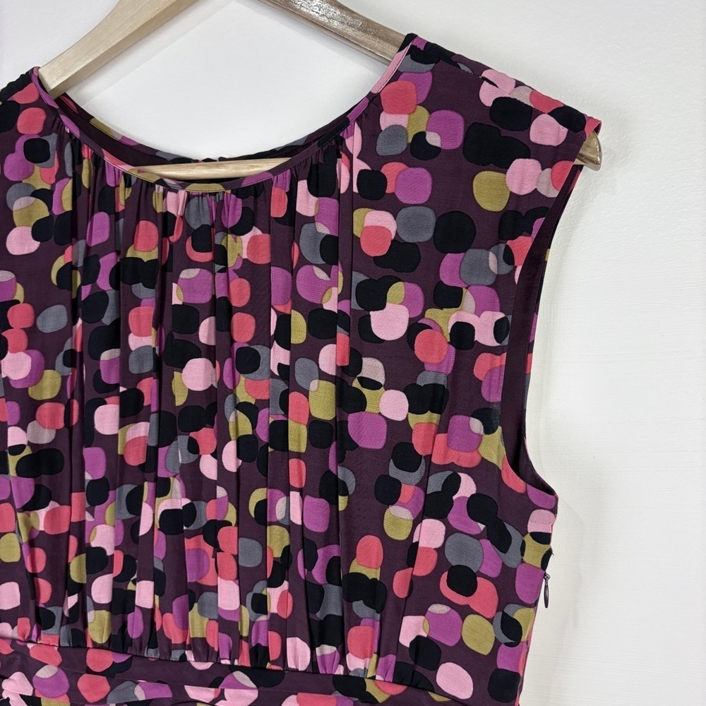 Boden Pink Purple Polka Dot Selina Midi Dress - Picture 7 of 11
